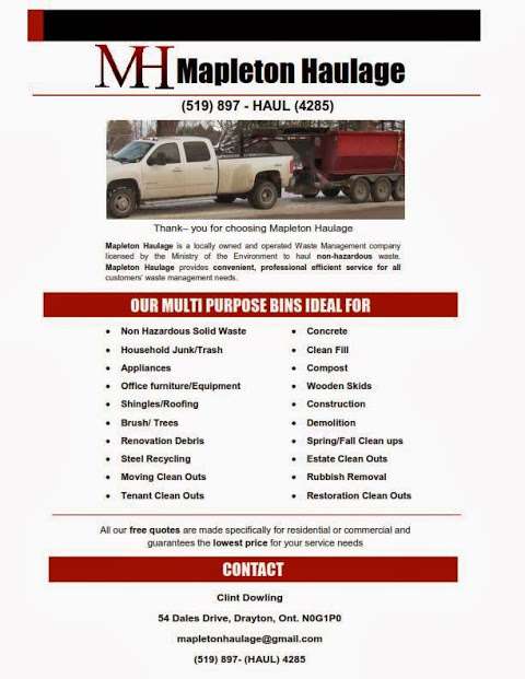 Mapleton Haulage Mapleton Haulage